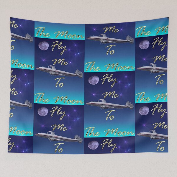 Item preview, Fly Me To The Moon T-shirt Design designed and sold by muz2142.