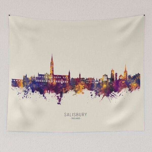 Item preview, Salisbury England Skyline designed and sold by ArtPrints.