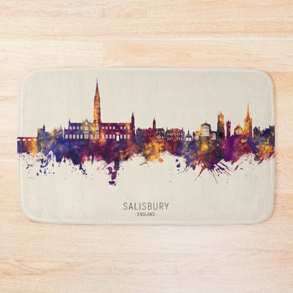 Item preview, Salisbury England Skyline designed and sold by ArtPrints.