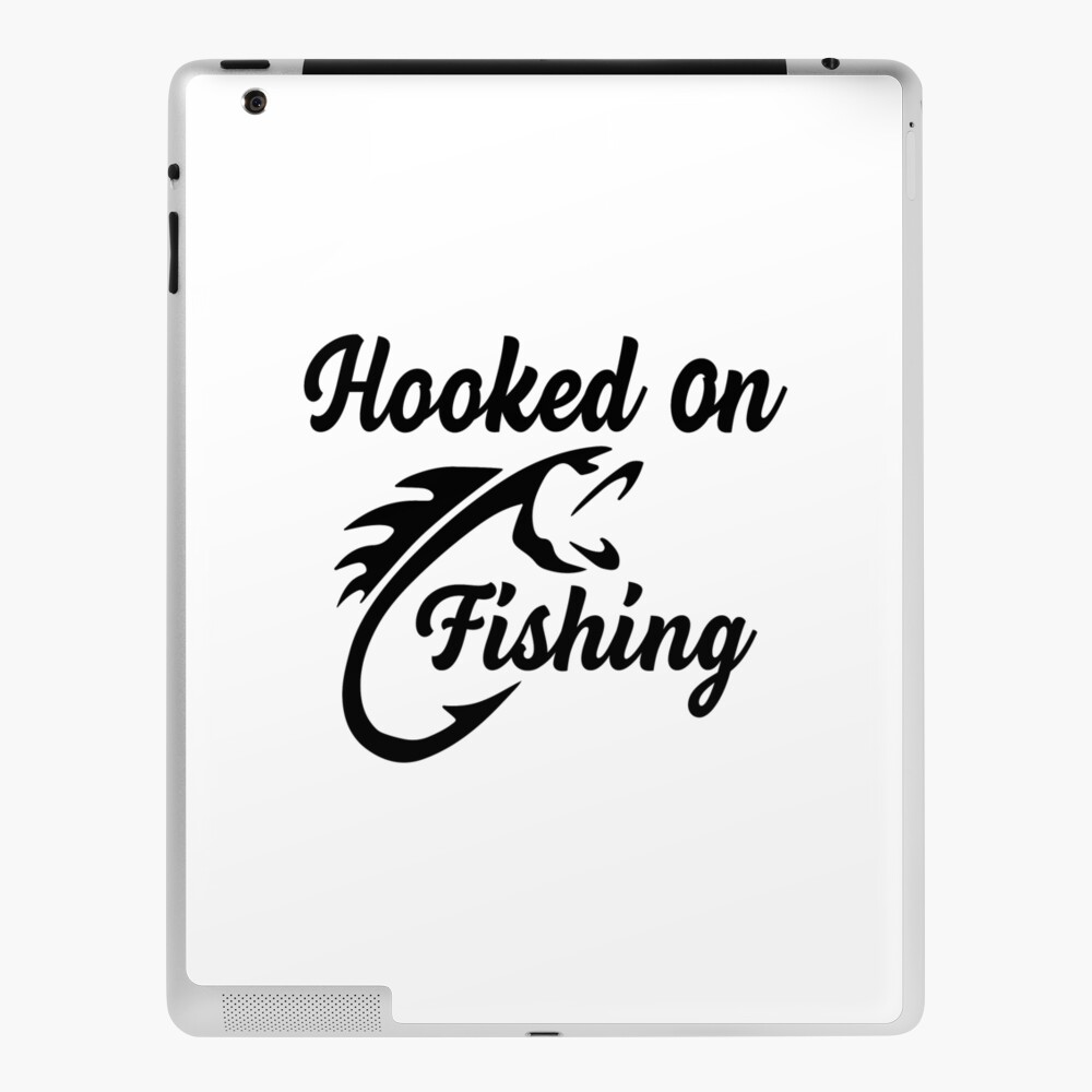 Hooked On Fishing Logo Fishing Hook Bass Fishing Lovers Art Board Print  for Sale by parimalbiswas