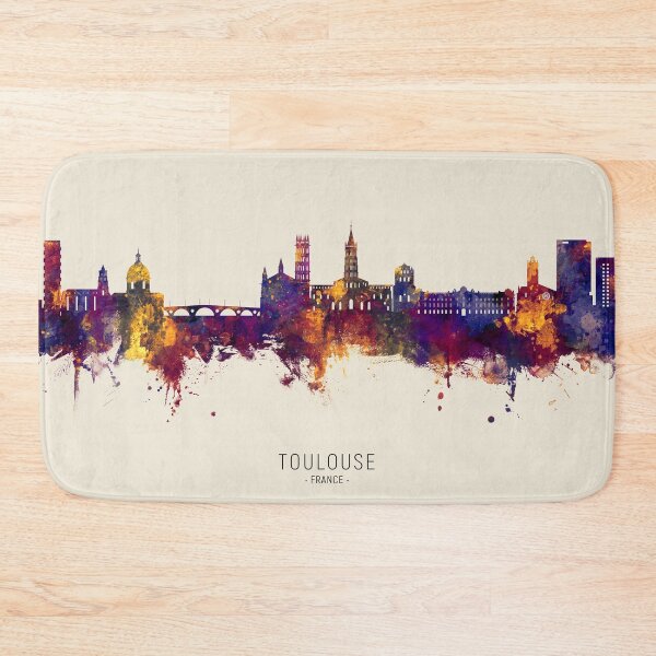 Item preview, Toulouse France Skyline designed and sold by ArtPrints.