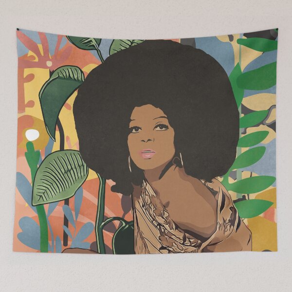 Item preview, Afro woman  designed and sold by TheaDesign.