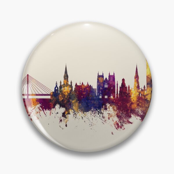 Item preview, Nantes France Skyline designed and sold by ArtPrints.