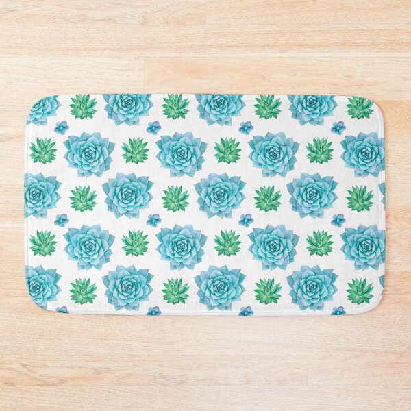 Item preview, Watercolor hand painted echeveria pattern designed and sold by sleeperr.