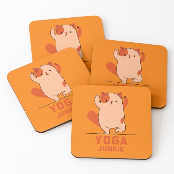 Item preview, Cat Yoga Junkie designed and sold by miminova.