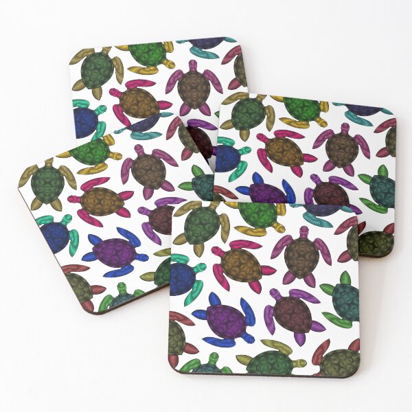 Item preview, Colorful Turtle Patterns designed and sold by papererwin.