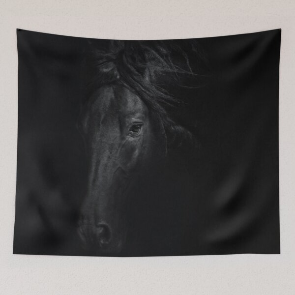 Item preview, Black Horse Face designed and sold by BhARTi Taylor.