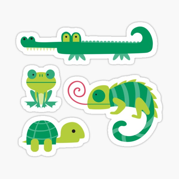 Reptile Stickers for Journals / Planners / Scrapbooking Sticker