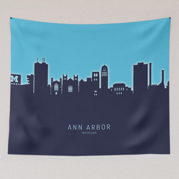 Item preview, Ann Arbor Michigan Skyline designed and sold by ArtPrints.