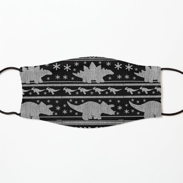 Dinos de Noël (blanc) Masque enfant