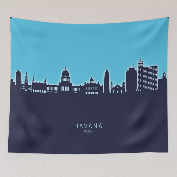 Item preview, Havana Cuba Skyline designed and sold by ArtPrints.