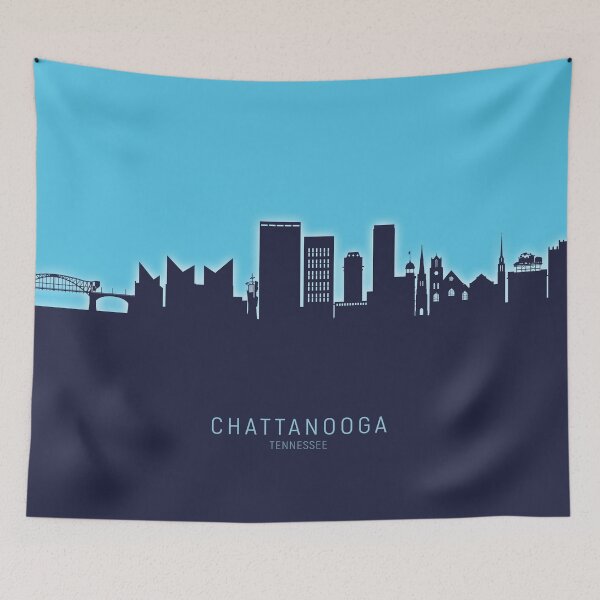 Item preview, Chattanooga Tennessee Skyline designed and sold by ArtPrints.