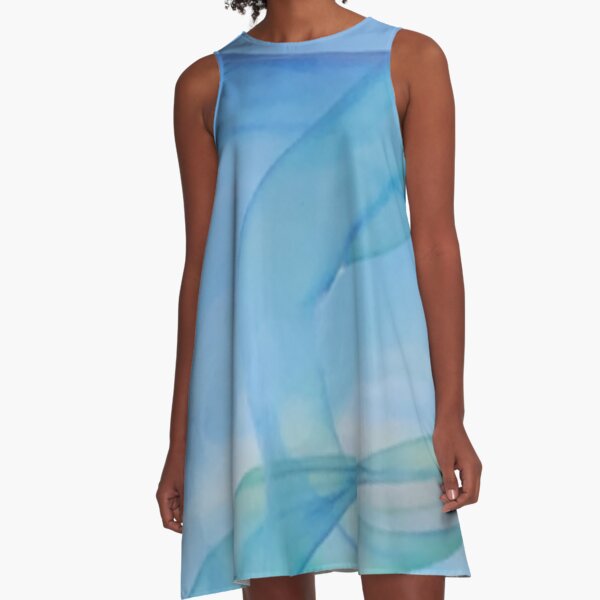 Bubble Abstract A-Line Dress