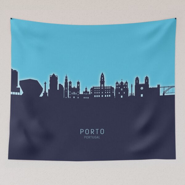 Item preview, Porto Portugal Skyline designed and sold by ArtPrints.