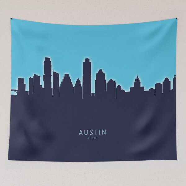 Item preview, Austin Texas Skyline designed and sold by ArtPrints.