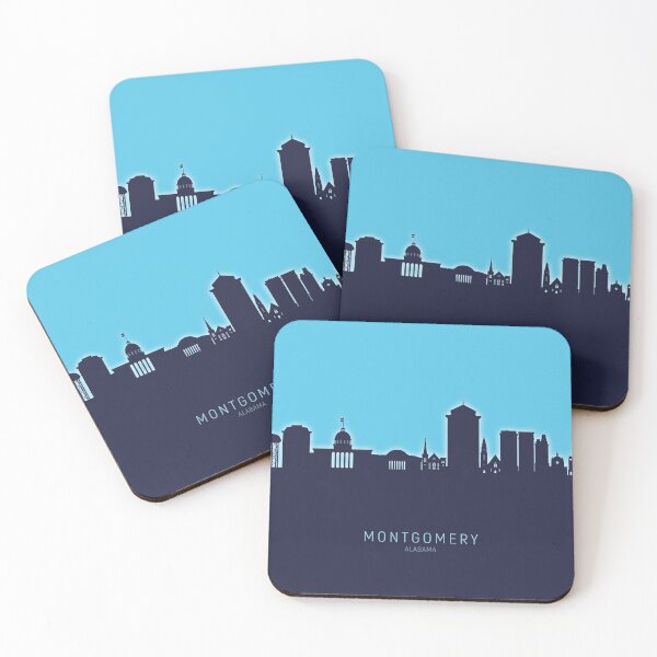 Artikelvorschau, Montgomery Alabama Skyline entworfen und verkauft von ArtPrints.