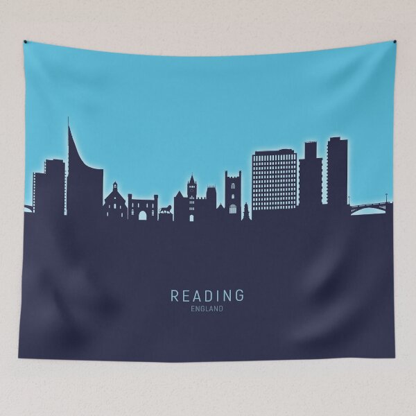 Artikelvorschau, Reading England Skyline entworfen und verkauft von ArtPrints.
