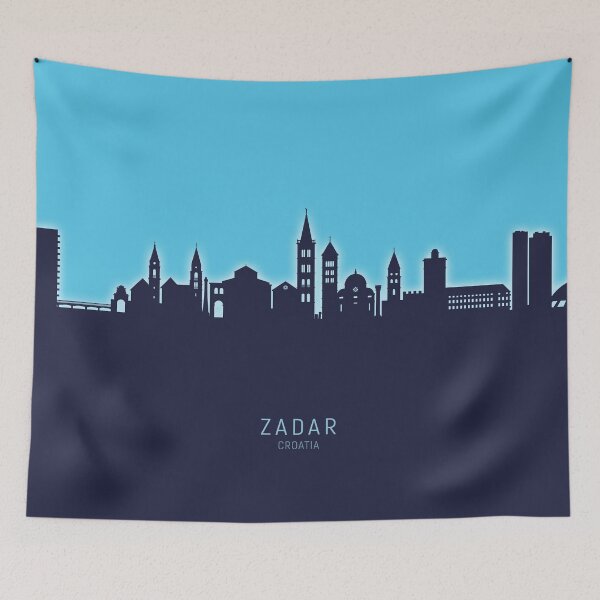 Item preview, Zadar Croatia Skyline designed and sold by ArtPrints.