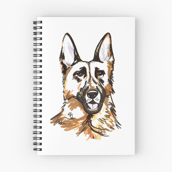 Item preview, Alsatian designed and sold by KitCatCards.