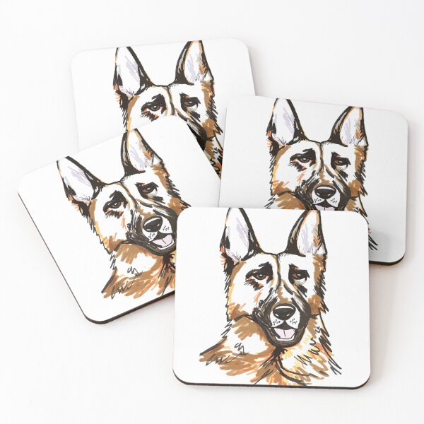 Item preview, Alsatian designed and sold by KitCatCards.