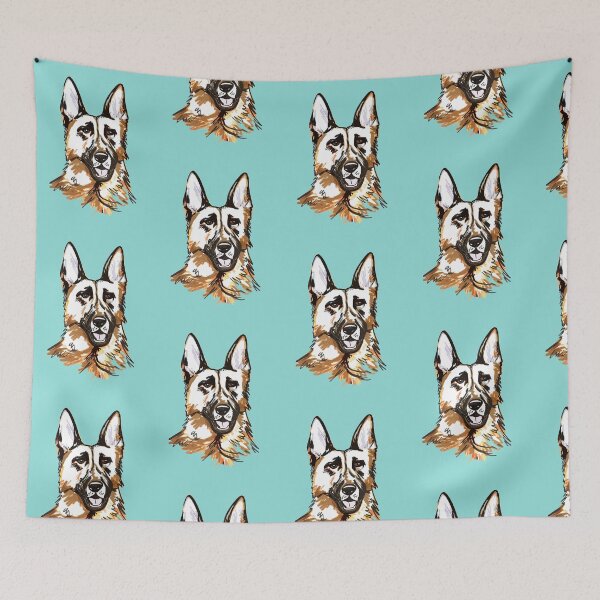 Item preview, Alsatian designed and sold by KitCatCards.