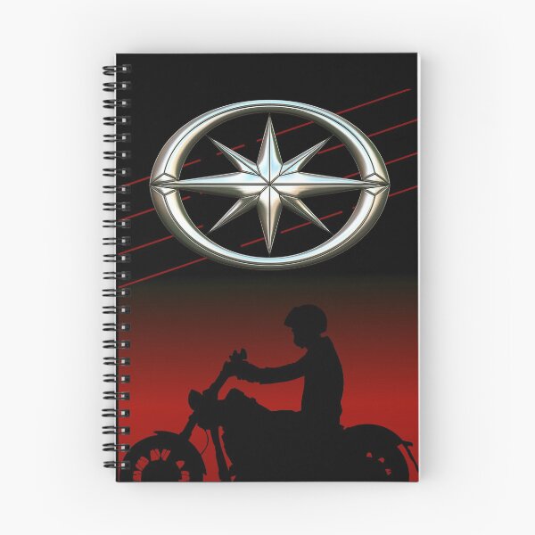 Item preview, Star bike motorcycle silhouette red designed and sold by KlaraBubble.
