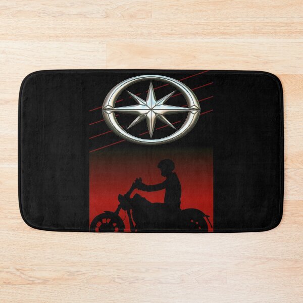 Item preview, Star bike motorcycle silhouette red designed and sold by KlaraBubble.