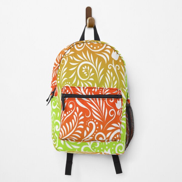 Item preview, Floral and Leaves - Tangerine & Lime (Citrus Lover Collection) designed and sold by CreativityRoams.