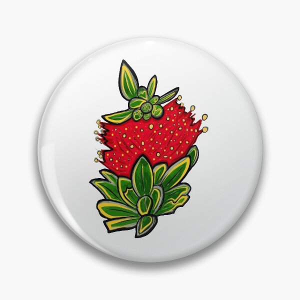 Item preview, Australian Native Floral - Red Bottlebrush Flower designed and sold by Annalee Beer.