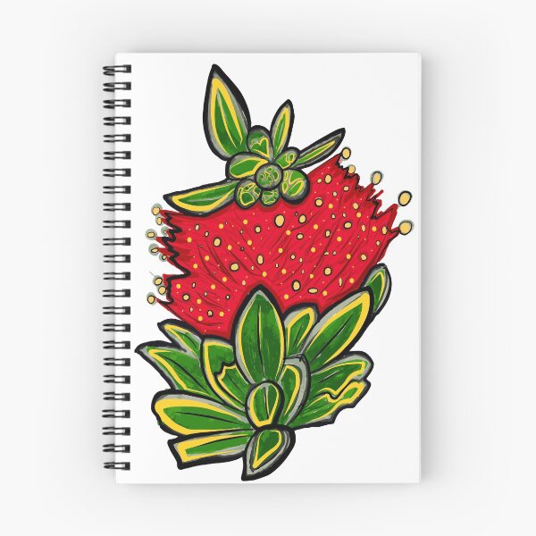 Item preview, Australian Native Floral - Red Bottlebrush Flower designed and sold by Annalee Beer.