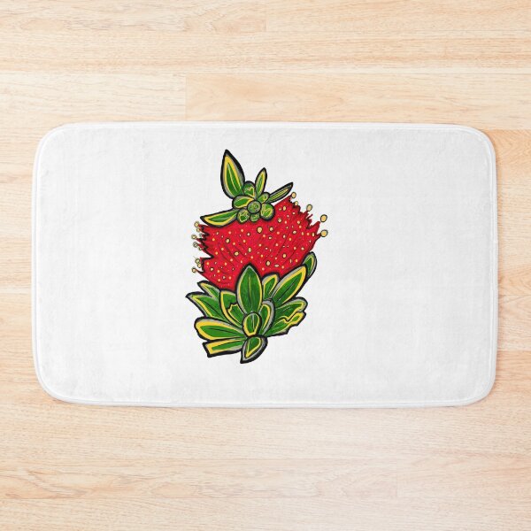 Item preview, Australian Native Floral - Red Bottlebrush Flower designed and sold by Annalee Beer.