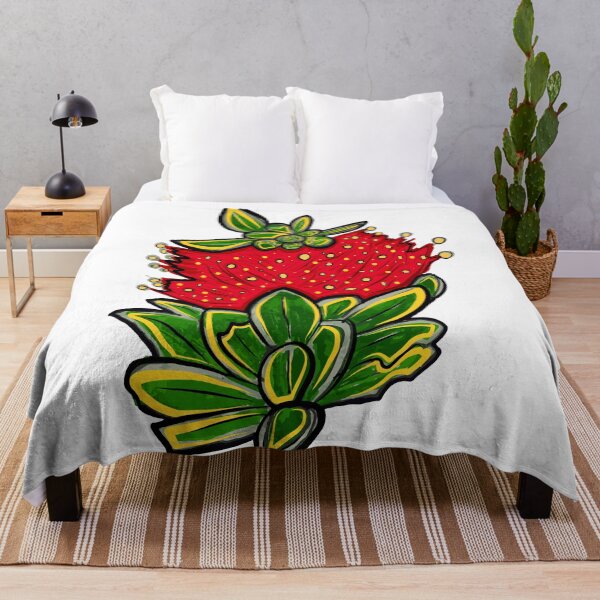 Item preview, Australian Native Floral - Red Bottlebrush Flower designed and sold by Annalee Beer.
