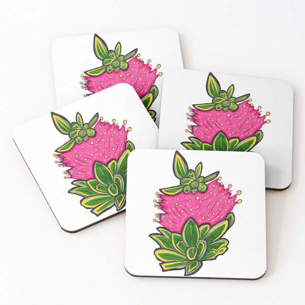 Item preview, Australian Native Flower - Pink Bottlebrush designed and sold by Annalee Beer.
