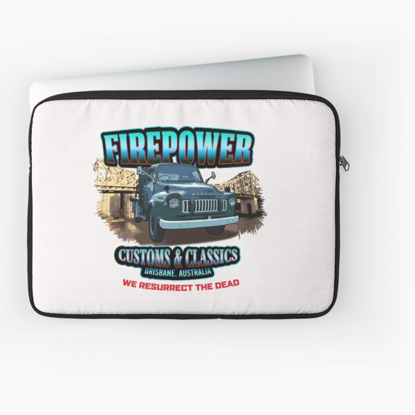 FIREPOWER CUSTOMS AND CLASSICS BEDFORD TRUCK BRISBANE AUSTRALIA Laptop Sleeve