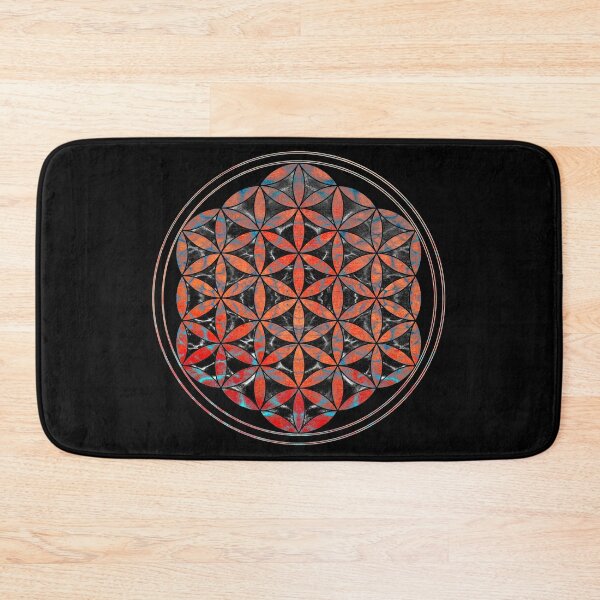 Item preview, flower of life orange black designed and sold by filippobassano.