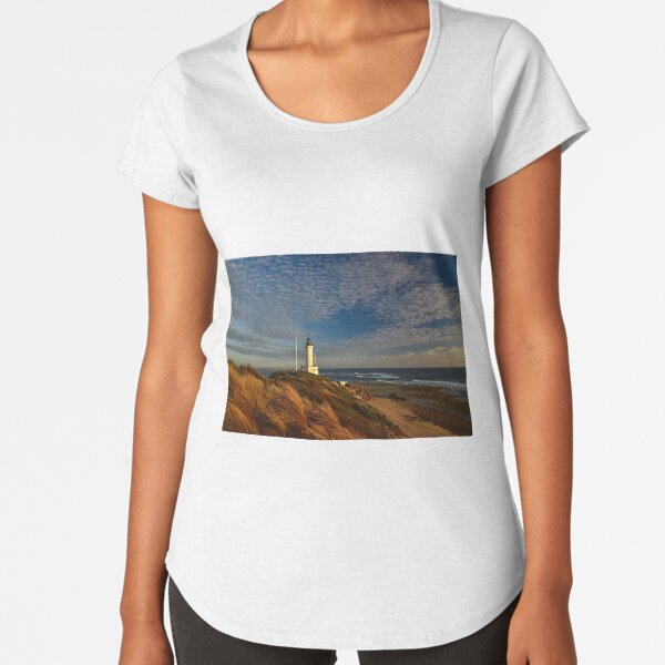 Point Lonsdale Light House Premium Scoop T-Shirt