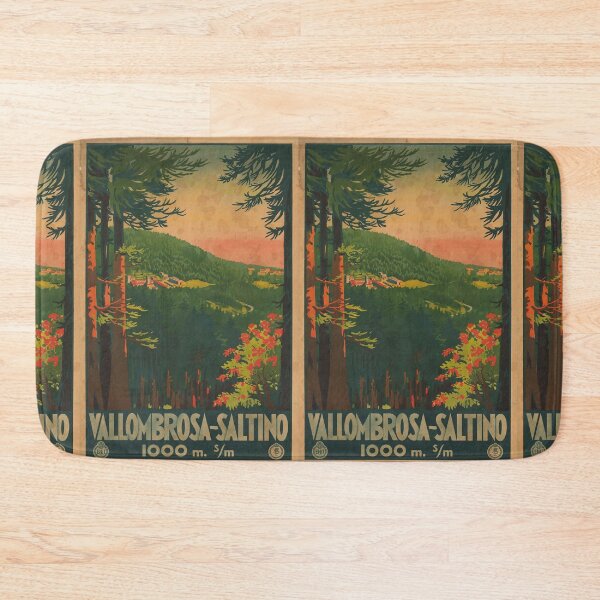 Item preview, ENIT Vallombrosa Saltino vintage travel poster designed and sold by stickart-marek.