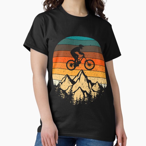Item preview, Mountainbike Downhill Retro Vintage Gift designed and sold by DelightfulDude.