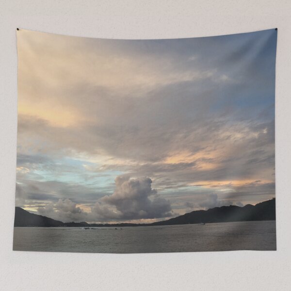 Item preview, Sky in pink and blue  designed and sold by Artlajf.