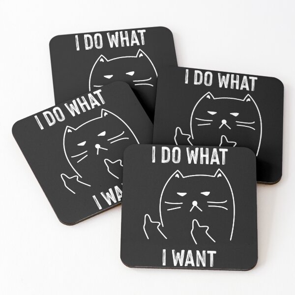 Item preview, I Do What I Want Cat designed and sold by csaron92.