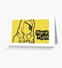 Marie Mjolnir large silhouette print Grußkarte