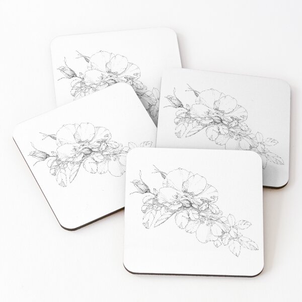 Item preview, ink sketch rosehip designed and sold by TatianaKa.