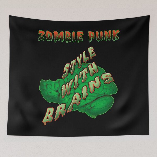 Item preview, Zombie Punk Style With Brains designed and sold by Zombie-Punk.