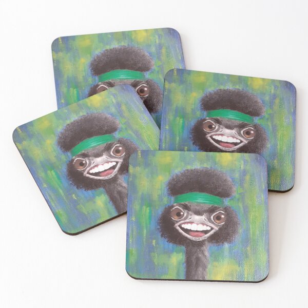 Item preview, Ostrich with Jimi Hendrix hair designed and sold by Andreja's shop.
