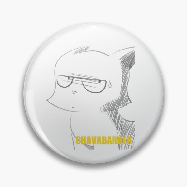 Chat Blanc Pins And Buttons Redbubble