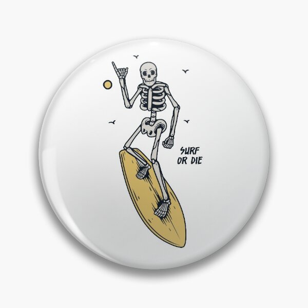 Item preview, SURF OR DIE SKULL DESIGN designed and sold by Picspot.