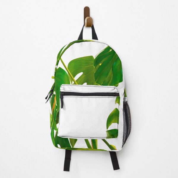 Item preview, Monstera green leaves and stems in casual fashion selective isolated on white background. designed and sold by Brian Scantlebury.