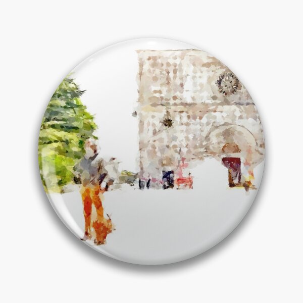 Item preview, L'Aquila: church and man with dog designed and sold by Giuseppe Cocco.