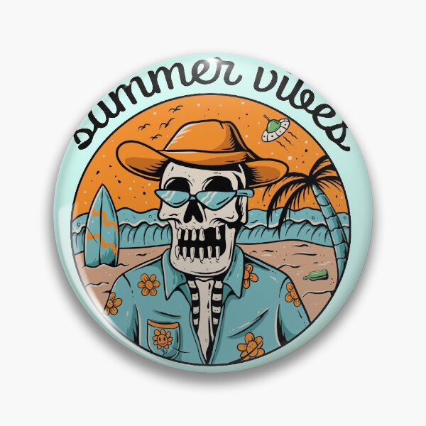 Item preview, SUMMER VIBES SKULL DESIGN designed and sold by Picspot.