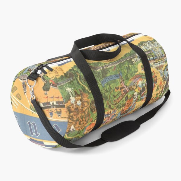 Item preview, Theme Park Vintage Map designed and sold by Rainbows Galore.